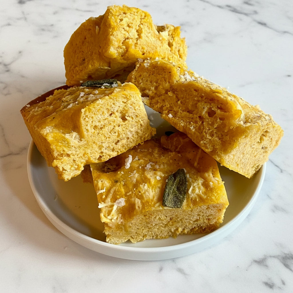 Pumpkin Sage Focaccia