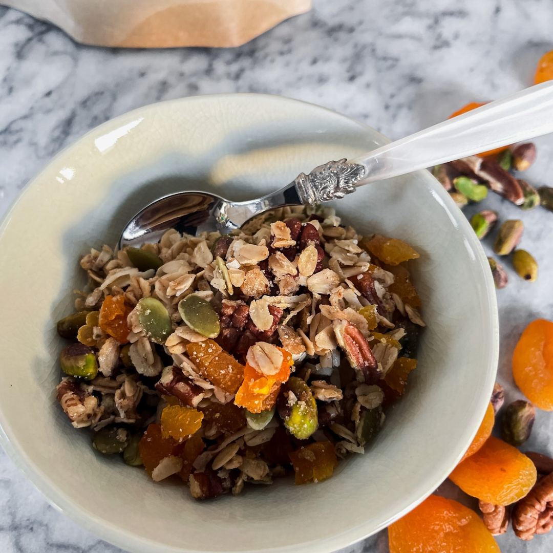 Apricot Pistachio Pecan Granola