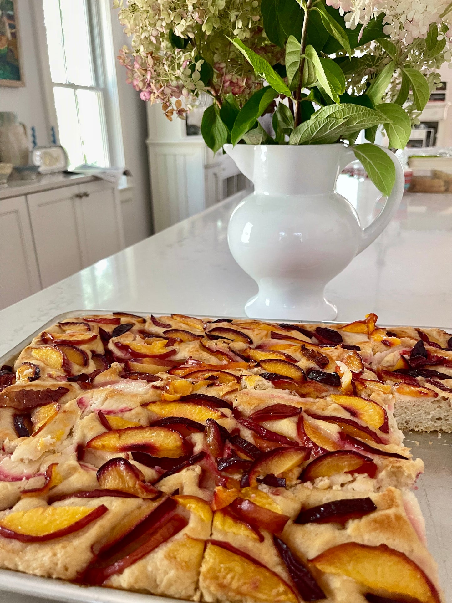 Stone Fruit Focaccia