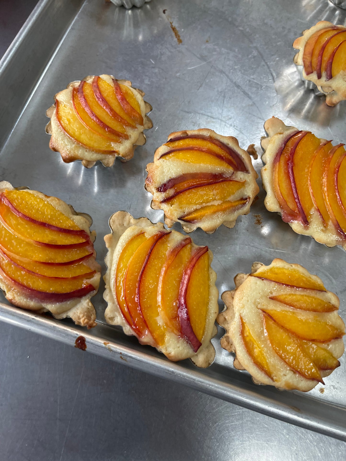 Nectarine Frangipane Tartlet