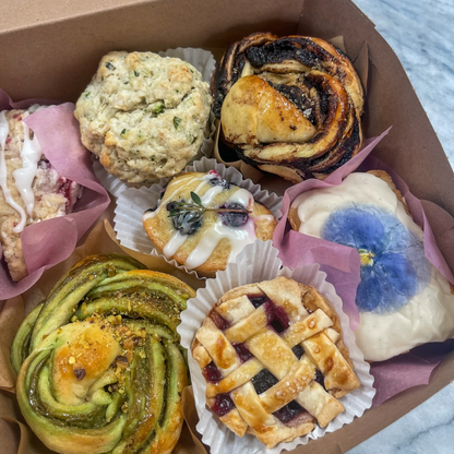 Down the Shore Box with assorted baked treats for beach parties and gatherings