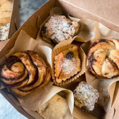 Breakfast pastry box