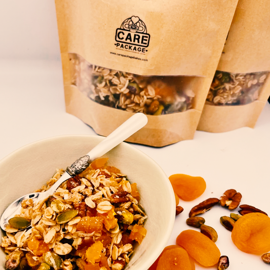 Bag of Cranberry Almond granola with nuts and dried cranberries, 12 ounces